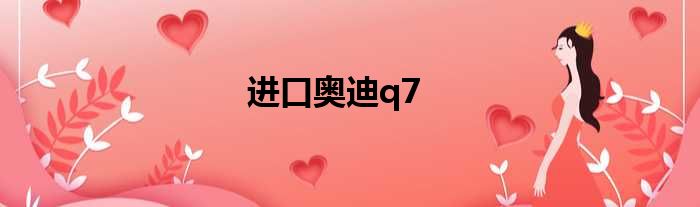 进口奥迪q7