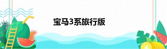 宝马3系旅行版