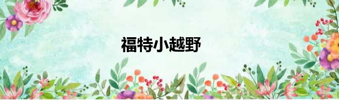 福特小越野