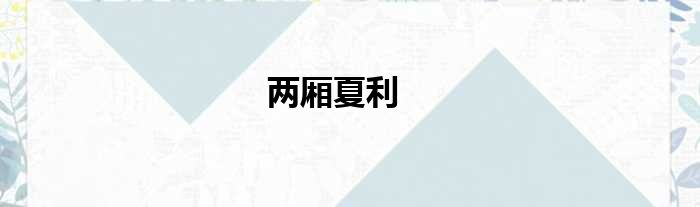 两厢夏利