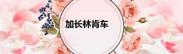 加长林肯车
