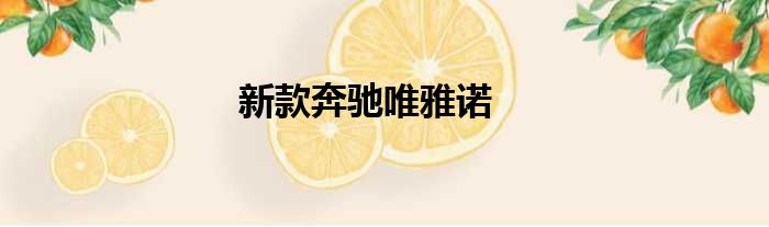 新款奔驰唯雅诺