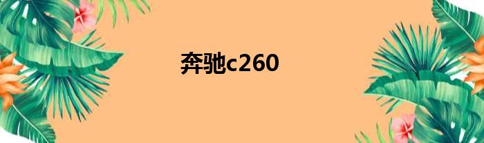 奔驰c260