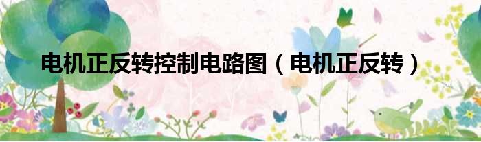 电机正反转控制电路图（电机正反转）