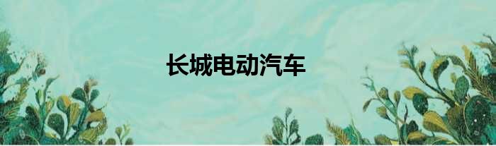 长城电动汽车
