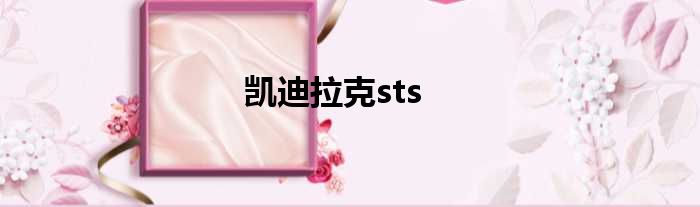 凯迪拉克sts