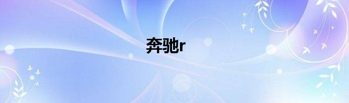 奔驰r