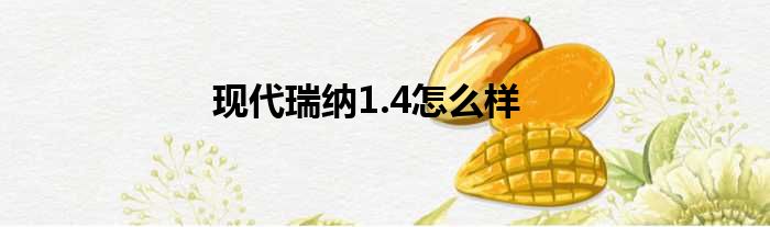 现代瑞纳1.4怎么样