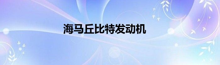 海马丘比特发动机