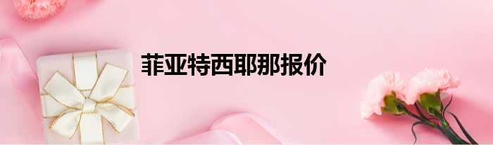 菲亚特西耶那报价