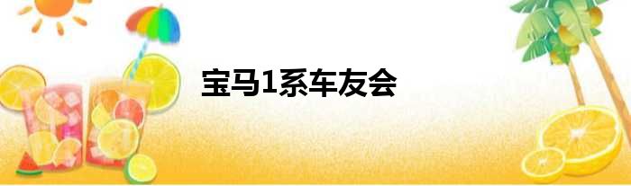 宝马1系车友会