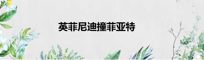 英菲尼迪撞菲亚特