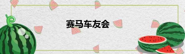 赛马车友会