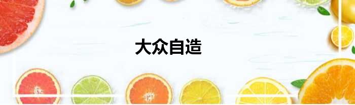 大众自造