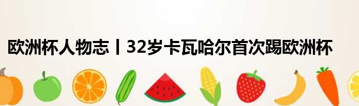 欧洲杯人物志丨32岁卡瓦哈尔首次踢欧洲杯