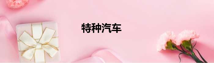 特种汽车