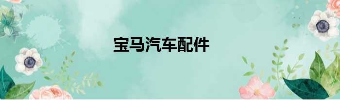 宝马汽车配件