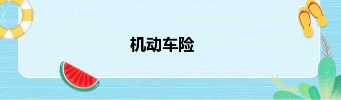 机动车险