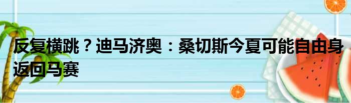 反复横跳？迪马济奥：桑切斯今夏可能自由身返回马赛