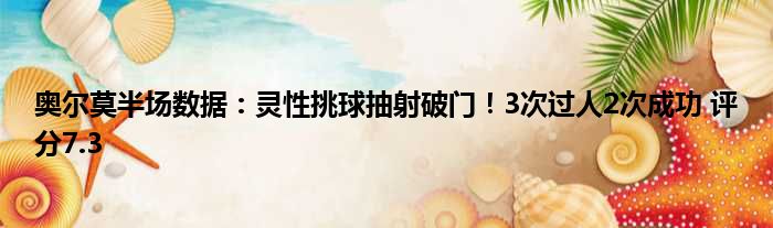 奥尔莫半场数据：灵性挑球抽射破门！3次过人2次成功 评分7.3