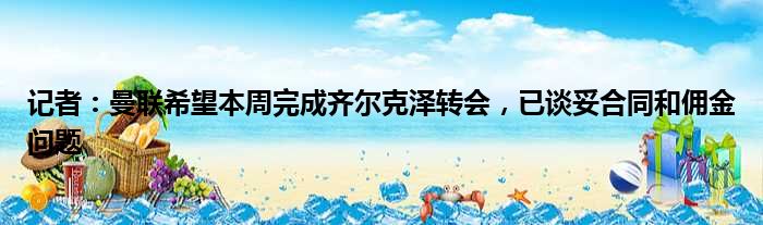 记者：曼联希望本周完成齐尔克泽转会，已谈妥合同和佣金问题